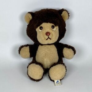 Vintage Teddy Bear Carousel by Guy Droopy Eyes Brown Tan Animal Fair 14"